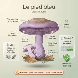 Pied bleu