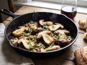 Poêlée de cèpes à la bordelaise