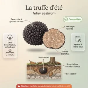 Truffe d'été (de Bourgogne) (Tuber aestivum)