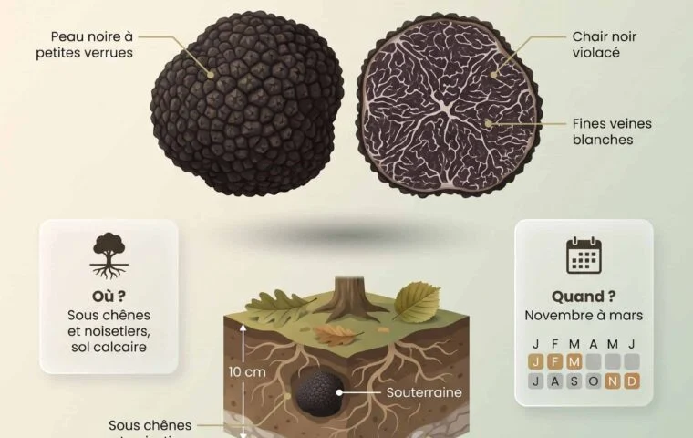Truffe noire : saison, marchés aux truffes et comment bien l&rsquo;acheter